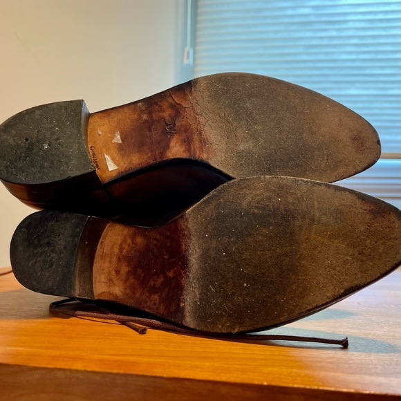 Cole Haan Lace-up Brown Leather Booties, size 6.5 - Picture 8 of 8